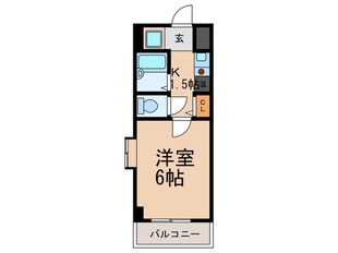 香川ハイツ御影イ－ストの物件間取画像
